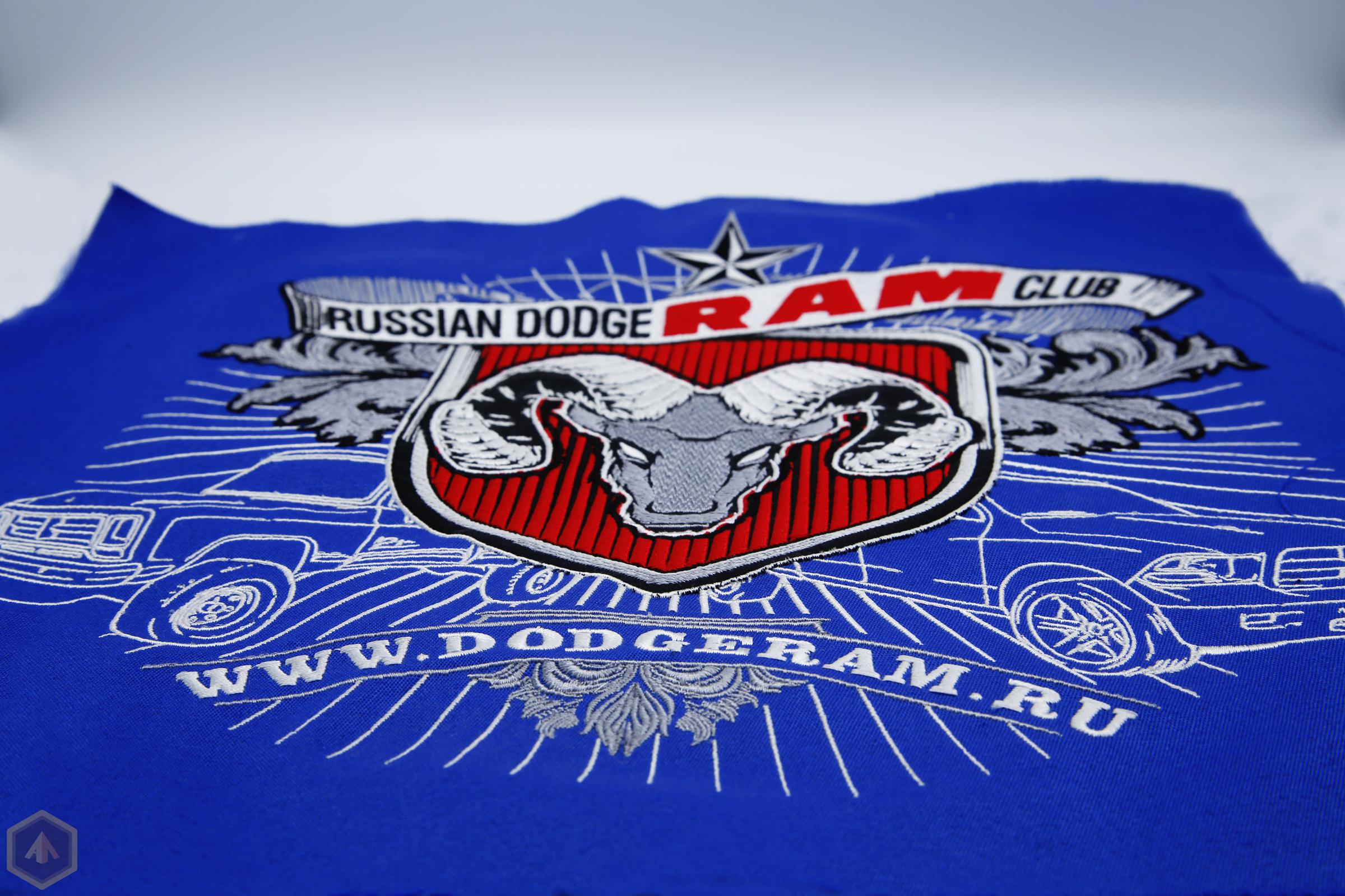 Russan Dodge RAM Club — вышивка для куртки — 4
