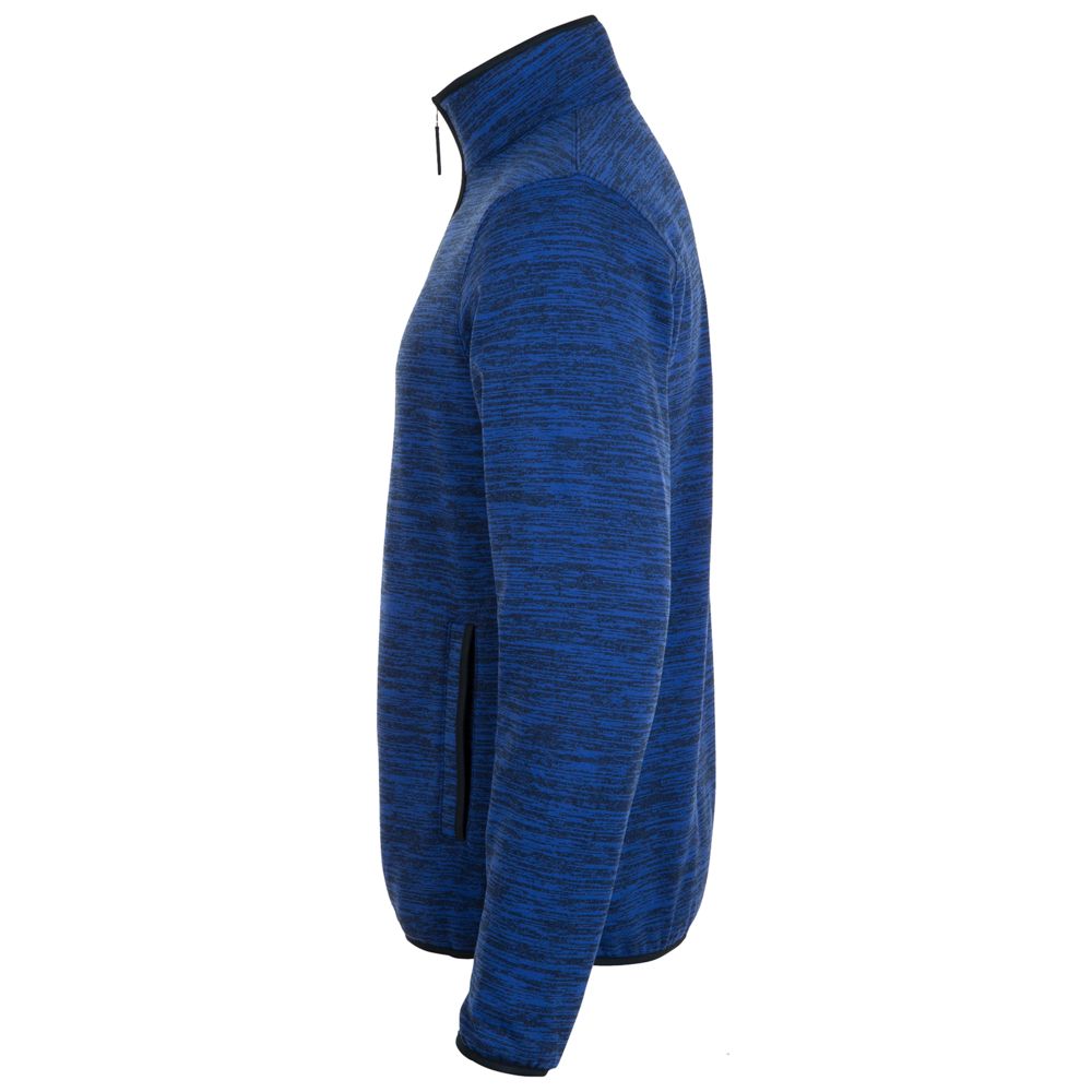 Куртка флисовая Turbo, синяя с темно-синим