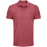 Рубашка поло унисекс Pacific, розовая