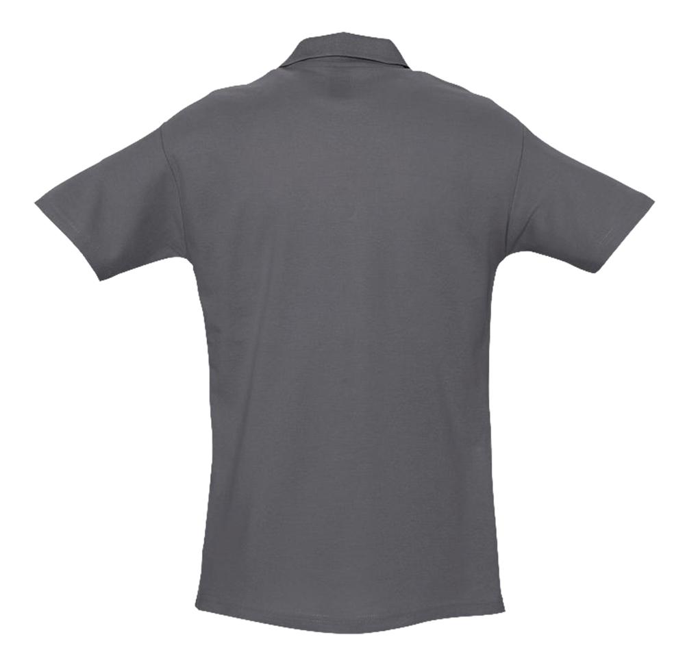 Рубашка поло мужская Spring 210, темно-серая