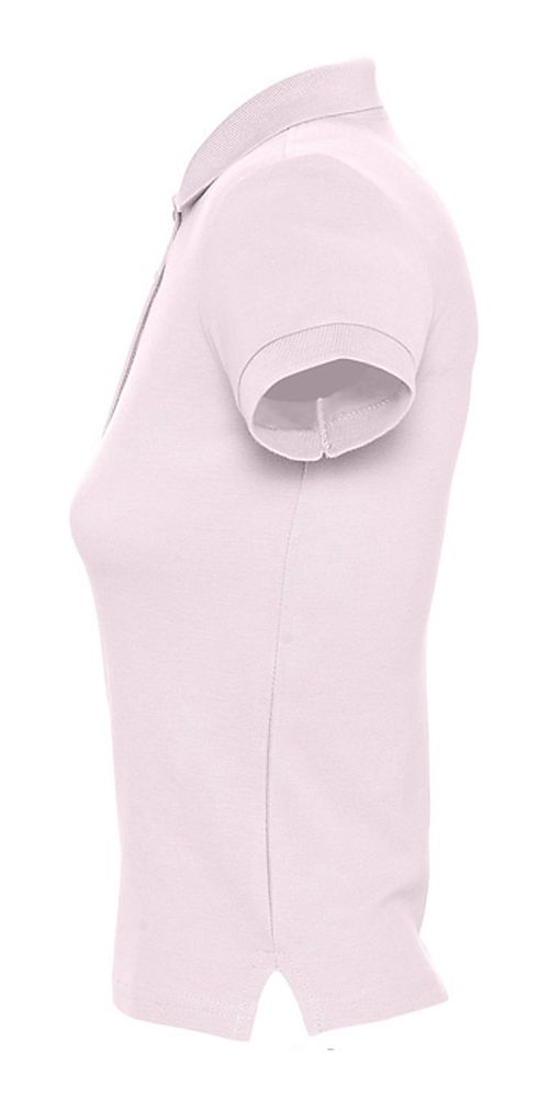 Рубашка поло женская People 210, нежно-розовая