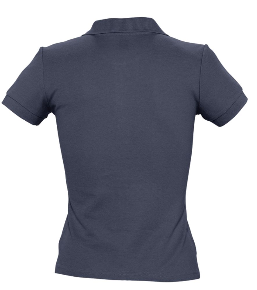 Рубашка поло женская People 210, темно-синяя (navy)