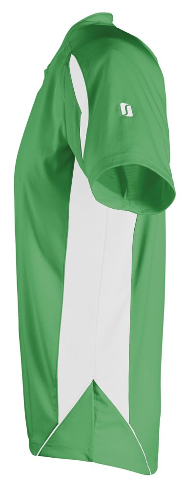Футболка спортивная Maracana 140, зеленая с белым