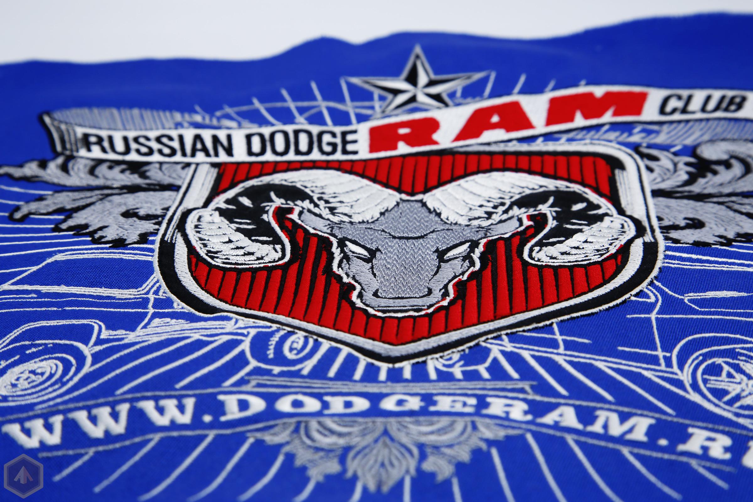 Russan Dodge RAM Club — вышивка для куртки — 2