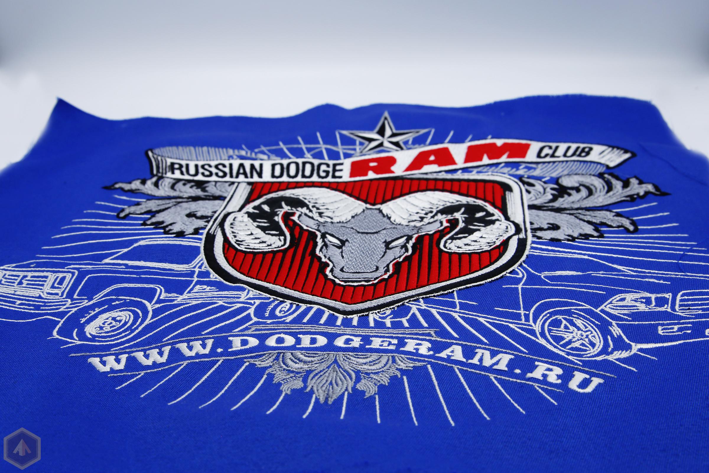 Russan Dodge RAM Club — вышивка для куртки — 5