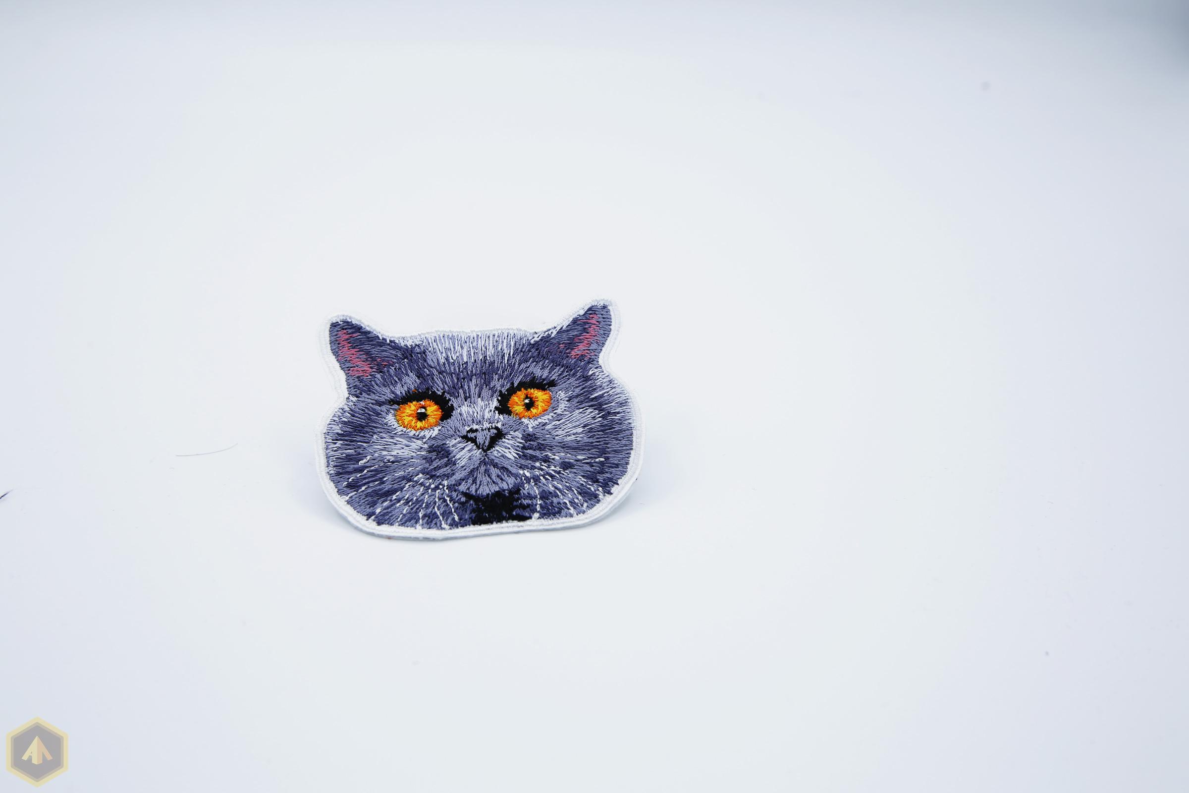 Патч — Серый кот-