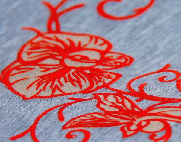 Дизайн для машинной вышивки Горловина с розами - Royal Present