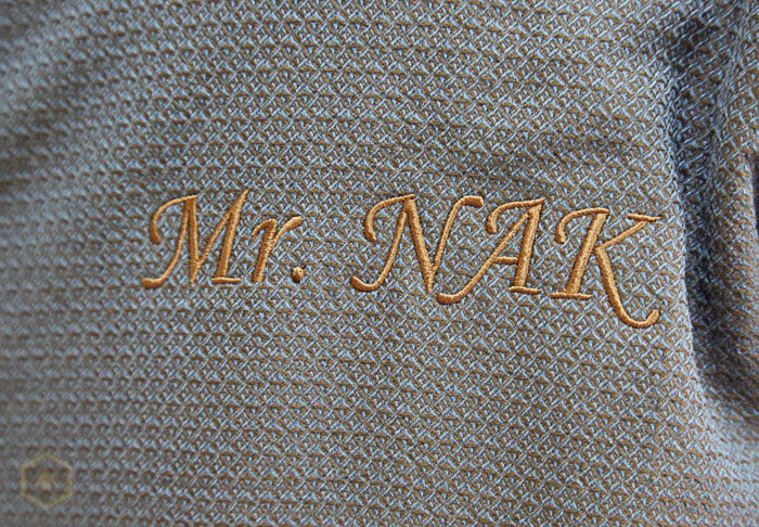 Mr.NAK - вышивка на халате - 1