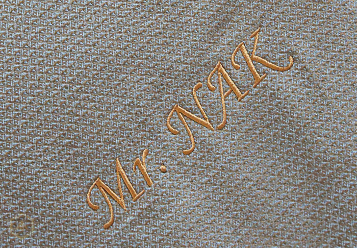 Mr.NAK - вышивка на халате - 2