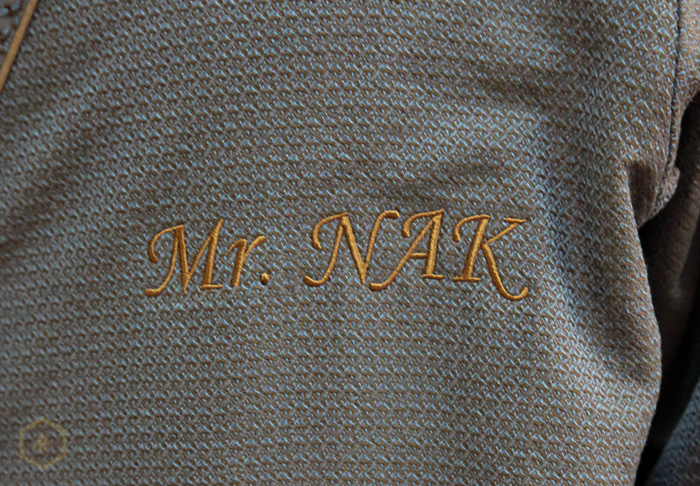 Mr.NAK - вышивка на халате - 3